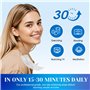 14 Paires Bandes de blanchiment des dents,Bandes blanchissantes douces pour les dents,Bande Blanchiment Dentaire Professionnel,É