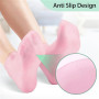 XFSRG 6 Paires de Chaussettes Hydratantes Femme Chaussettes en Gel Silicone Douces pour Soins des Pieds Secs et Rugueux Réutilis