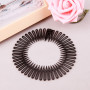 4 Pcs Extensible Cheveux Peigne,Full Circle Peigne, Plastique Peigne Circulaire,Plein Circulaire Stretch Peigne,Accessoires de C