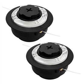 LUMOOM Lot de 2 têtes de tondeuse C6-2 pour Stihl FS38 FS40 FS45 FS50 FSA60R FSA86R FSE60