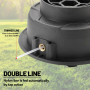 LUMOOM Lot de 2 têtes de tondeuse C6-2 pour Stihl FS38 FS40 FS45 FS50 FSA60R FSA86R FSE60, tête de débroussailleuse et débroussa
