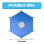 voile d'ombrage imperméable et bâche de protection de trampoline