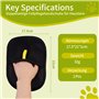 KLINNA Lot de 1 Gants de toilettage pour Chat et Chien - Double Face - pour Poils Lisses et sains - Gants pour enlever Les Poils
