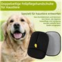 KLINNA Lot de 1 Gants de toilettage pour Chat et Chien - Double Face - pour Poils Lisses et sains - Gants pour enlever Les Poils