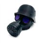 KLINNA Couvercle d'attelage de remorque amusant en forme de masque à gaz - Capuchon de protection pour tête sphérique de 50 mm -