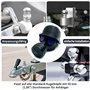 KLINNA Couvercle d'attelage de remorque amusant en forme de masque à gaz - Capuchon de protection pour tête sphérique de 50 mm -