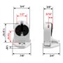 QWORK T5 Douille éclairage fluorescent pour Tube Fluorescent à LED , 10pcs