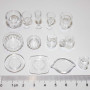 XHBTS Lot de 35 Accessoires de Cuisine Miniatures pour Maison de poupée Comprenant 12 Mini Assiettes de poupée, Couteau, Fourche