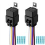 Gebildet Lot de 2 Relais Etanches Interrupteur 40/30A