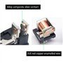 Gebildet Lot de 2 Relais Etanches Interrupteur 40/30A, Faisceau de Câbles 12 AWG avec Diode Intégrée, 12V CC, 5 Broches SPDT, Re