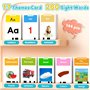HOMESTEC Jouets éducatifs de la Parole pour Tout-Petits, Cartes-Flash réalistes améliorées, Mots à Vue Anglais avec des Sons, Ac