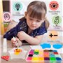 Chennyfun Kit Complet de L'eau Collante Perles, 3000 Perles D'eau Magiques de 24 Couleurs 5mm, Ensemble de Jeu de Bricolage Créa