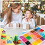 Chennyfun Kit Complet de L'eau Collante Perles, 3000 Perles D'eau Magiques de 24 Couleurs 5mm, Ensemble de Jeu de Bricolage Créa
