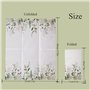 Lot de 100 serviettes jetables en papier eucalyptus avec imprimé verdure - Extra larges - 40 x 33 cm - Pour décoration de fête