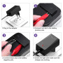 NASTIMA Chargeur au plomb scellé 6 V 0,5 A pour batterie Moultrie avec clip rouge et noir et voyant LED