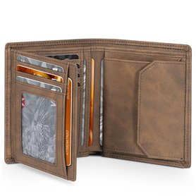 TEEHON Portefeuille Homme en Cuir avec Blocage RFID