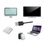 Lumière de bande de LED USB RGB,5M 30leds/m noir 5V 5050 RGB Couleur LED Light avec télécommande 24Key pour l'éclairage de fond 
