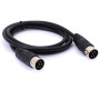Câble adaptateur DIN 6 broches mâle vers mâle 6 broches MIDI pour synthétiseur