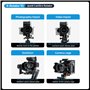 Fotopro Support Vertical pour Appareil Photo, Collier d'objectif Rotatif pour trépied, Plaque de Montage rotative 1/4 pour DSLR 