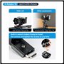 Fotopro Support Vertical pour Appareil Photo, Collier d'objectif Rotatif pour trépied, Plaque de Montage rotative 1/4 pour DSLR 