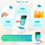 pH Mètre Alimentaire, Testeur de pH pour Substances semi-solides & liquides, avec affichage LCD °C/°F, pH Mètre Alimentaire Test