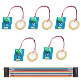 Youmile Lot de 5 capteurs de vibration piézoélectriques en céramique Module piézo 3