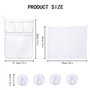 TRKETK 2 Pièces Filet de Bain pour Jouets, Organisateur de Jouets de Bain pour Bébé Organisateur de Jouets de Salle de Bain Orga