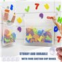 TRKETK 2 Pièces Filet de Bain pour Jouets, Organisateur de Jouets de Bain pour Bébé Organisateur de Jouets de Salle de Bain Orga