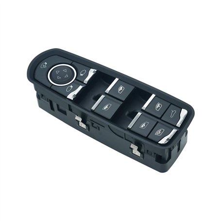 ZEALfix Interrupteur commande leve vitre， bouton électrique pour fenêtre 7PP959858MDML pour Macan Cayenne Panamera