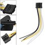 KASturbo Feu Arrière Connecteur Lumière Faisceau Câblage Prise Convient pour Peugeot 206 207 307 308 2008 3008 C2 C3 1606248780