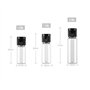 VASANA Lot de 12 bouteilles vides de voyage en plastique de 20 ml avec bouchon à pression, conteneurs d'échantillons de cosmétiq