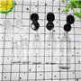 VASANA Lot de 12 bouteilles vides de voyage en plastique de 20 ml avec bouchon à pression, conteneurs d'échantillons de cosmétiq