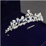 Diadème de Mariée en Cristal, Couronne de Cristal de Fête Costumée, Cristal Diadème, Mariage Tiare, Idéal pour Les Anniversaires