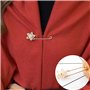 Mode Perle Broche, Pull Châle Clip Faux Perle Broches Taille Pantalon Extender Épingles De Sûreté pour Femmes Filles Vêtements R