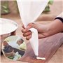 BEEK 0ZFL Lot de 6 douilles à douille, 5 grandes douilles et poche à douille en silicone de 40 cm, poche à douille réutilisable,
