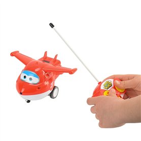 Super Wings Jett Jouet avion télécommandé avec musique et lumières