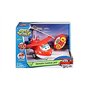 Super Wings Jett Jouet avion télécommandé avec musique et lumières,Jouet Enfant 3 4 5 6 7 8 Ans Garcon Fille