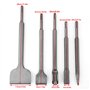Ensemble de Burin, 5Pcs Mèche SDS Plus Ciseaux à Embout avec Burin Plat et Burin Pointu pour Marteau Rotatif Électrique