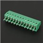 10 pièces/ensemble 12 Pin 2.54mm Pas PCB PCB Bornier Connecteur Stable Haute Qualité Vert PCB Universal Vis