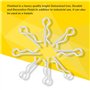 50pcs 18mm R Type Goupille À Goupille Clips Zingué Clips de Retenue Pinces À Ressort Épingle À Cheveux Galvanisé de fer pour Séc