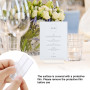 Porte Photo Support Carte de Visite Présentoir Carte Postale Idéal pour Mariages Bureaux et Fêtes Dimensions 10x3x1 2cm/3.9x1.18