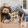 AABDTYYD Bouteille de Souvenirs pour Poils de Animaux Souvenir pour Chien décédé Objets commémoratifs et funéraires pour Chiens 