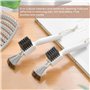2 Pièces 2 In 1 Nettoyeurs De Brosse À Cheveux,Outil de Nettoyage de Brosse À Cheveux,Peigne de Nettoyage,Mini Instrument Pour E
