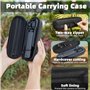 Flymile Étui de transport pour DJI Osmo Pocket 3, sac de rangement portable en nylon avec doublure en peluche douce, boîte de pr