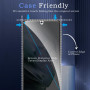 2 Pièces Verre Trempé Anti-Espion pour Samsung Galaxy S21 avec 2 Pièces Protection d'Objectif de Caméra, 9H Film Protection Écra