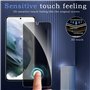 2 Pièces Verre Trempé Anti-Espion pour Samsung Galaxy S21 avec 2 Pièces Protection d'Objectif de Caméra, 9H Film Protection Écra