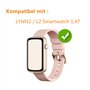 Frgnie Lot de 6 films de protection d'écran HD flexibles en TPU pour montre de fitness SHANG WING L2
