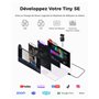 OBSBOT Tiny SE 1080P 100FPS Webcam pour PC, AI Tracking PTZ Caméra Streaming avec Capteur 1/2.8 », Contrôle Gestuel, Dual ISO, S