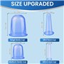 4 pièces Ventouses en silicone,Ventouses en silicone Soin en Massage,Tasses de Massage en Silicone,ventouses pour le corps et le
