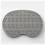 Laveur de Pieds de Douche,Brosse à Récurer pour Massage des Pieds de Douche avec Antidérapant et Poils Forts Doux pour Soins des